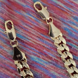 18k Gold Chain and bracelet